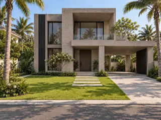 Brutalist villa architectural inspiration