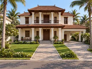 Chettinad villa architectural inspiration