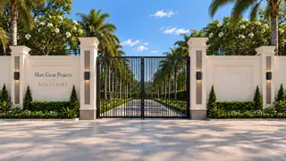 The Solitaire entrance at Bharati Avenue